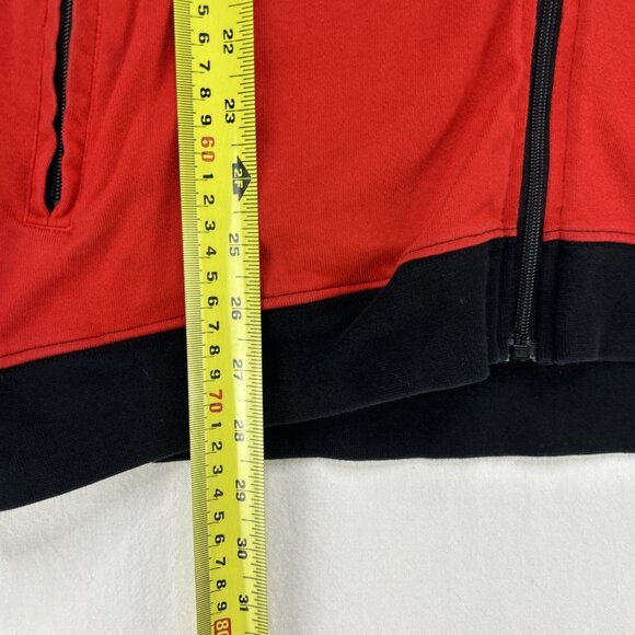 Manchester United Zip Up Jacket Size Large Red Black Official Merchandise - Picture 6 of 11
